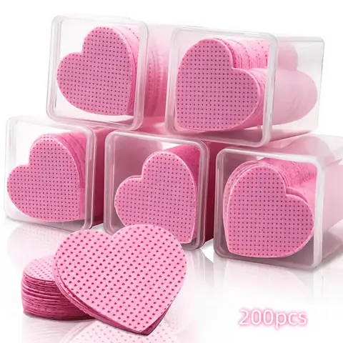 200pcs nail cleaning pads - professional nail removal nail tools, odorless, suitable for nail preparation and completion, nail art cleaning tools, nail art pads, Nail Art Remover | professional nail care
