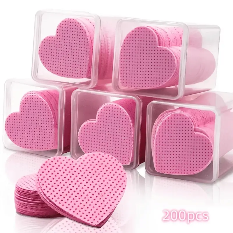 200pcs nail cleaning cotton pads - professional nail removal cotton nail tools, odorless, suitable for nail preparation and completion, nail art cleaning tools, nail art pads, Nail Art Remover | professional nail care