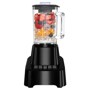 Professional Blender for Smoothies, Full-Size Kitchen Blender with 850 Peak Watts & 54oz Large Glass Pitcher, 4 Speeds with Pulse for Ice Crushing Frozen Fruits, Dishwasher Safe, Black