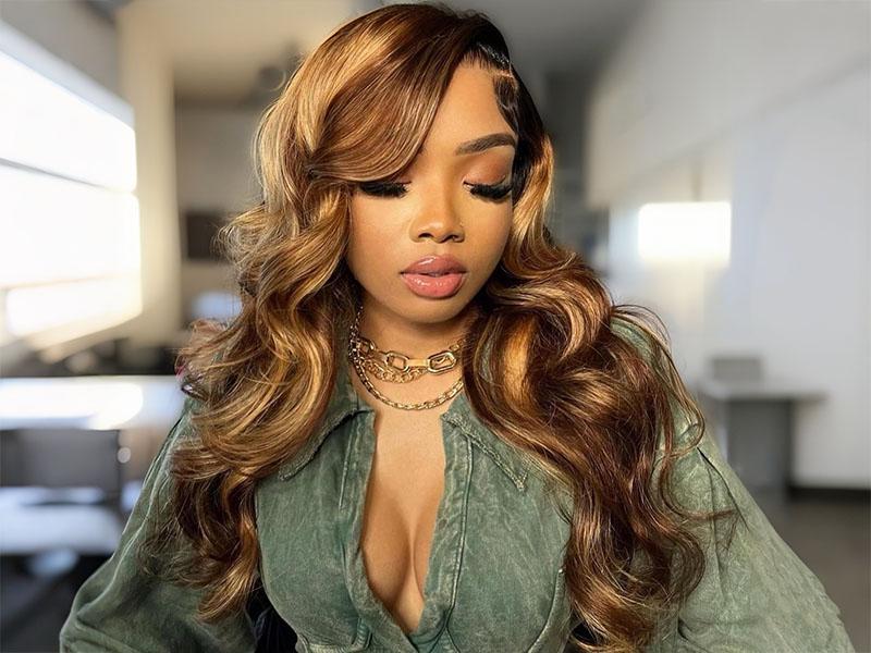 Tuneful Ombre 13x6 Lace Front Wig Human Hair Body Wave Lace Front Highlight Hair Wigs Honey Blonde Wig Pre Plucked for Black Women Tuneful Ombre 13x6 Lace Front Wig Human Hair Body Wave Lace Front Highlight Hair Wigs Honey Blonde Wig Pre Plucked for Black Women