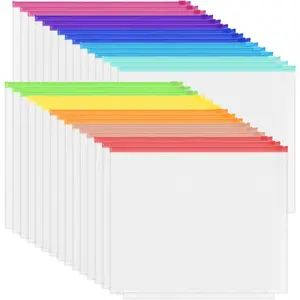 30 count Letter Size Binder Pockets for 3 Ring Binder, 10 Assorted Colors Zipper Pouches  PVC Document Organizer File Folders 3-Hole Loose Leaf Insert Bags Page Sleeves Sheet Protectors