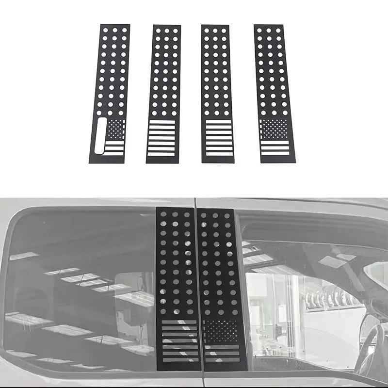 Car Window Pillar Post Panel Trim Cover for Ford F250/F350/F450 2021+ Exterior Accessories
