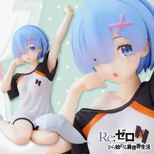 Rem Figures 10cm PVC Action Figures Re: Life in a Different World from Zero Figure Anime Rem Stretch Doll Toys Gifts for Collect