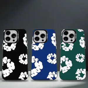 Flower D-Denims T-Tears Phone Case For iPhone 17,16,15,14,13,12,11,Pro,Max,Plus,E,Air,Mini Black Tpu Cover