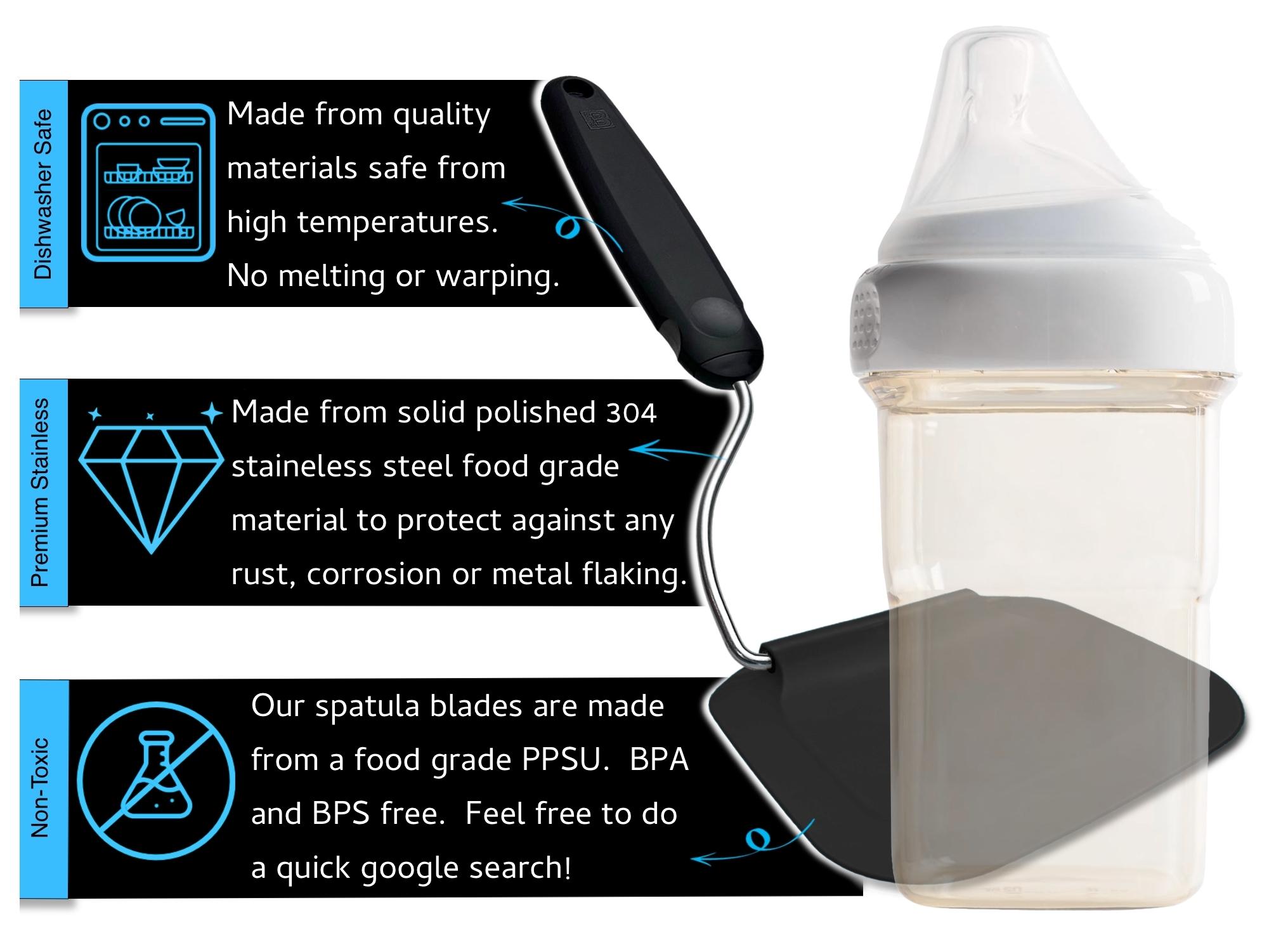 Adaptchula™ - Spatula with adjustable angles, a must have kitchen gadget!  Kitchen accessories should serve a purpose!  Perfect for Air Fryers, griddles and everything in-between! Includes 2 Spatula heads made from PPSU - BPA/BPS and PFAS free.  Non-Toxic