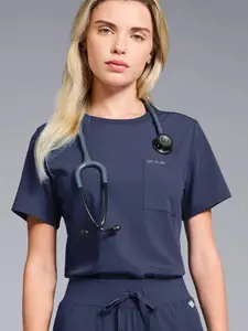 Hypothesis Women's Base Crew-Neck Tuck-In Scrub Top