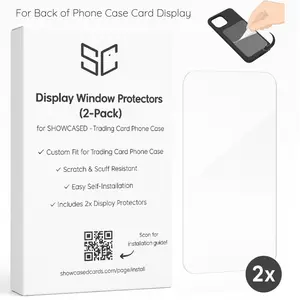 2x Anti-Scratch Card Display Protectors