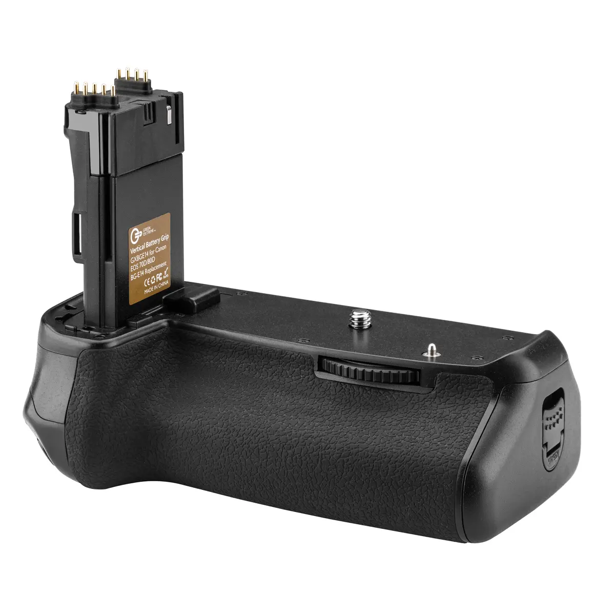 Green Extreme BG-E14 Battery Grip Mount, Camera Tripod Compatible Accessories for Canon 80D, 90D DSLR Cameras