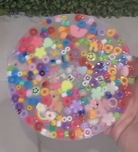 Little Pony Picky Pad ~ Rainbow Beads ~ Fidget Picking Pad ~ Bead Picking ~ Skin Picking Alternative ~