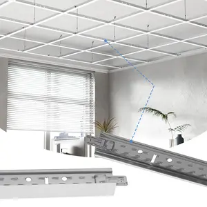 LooYee 75 Pcs 24 Inch Cross Tee Drop Ceiling Grid, 2 Ft Galvanized Steel Rust & Fire Resistance Easy Installation, Ideal For Basement Living Room Garage Kitchen Bathroom White