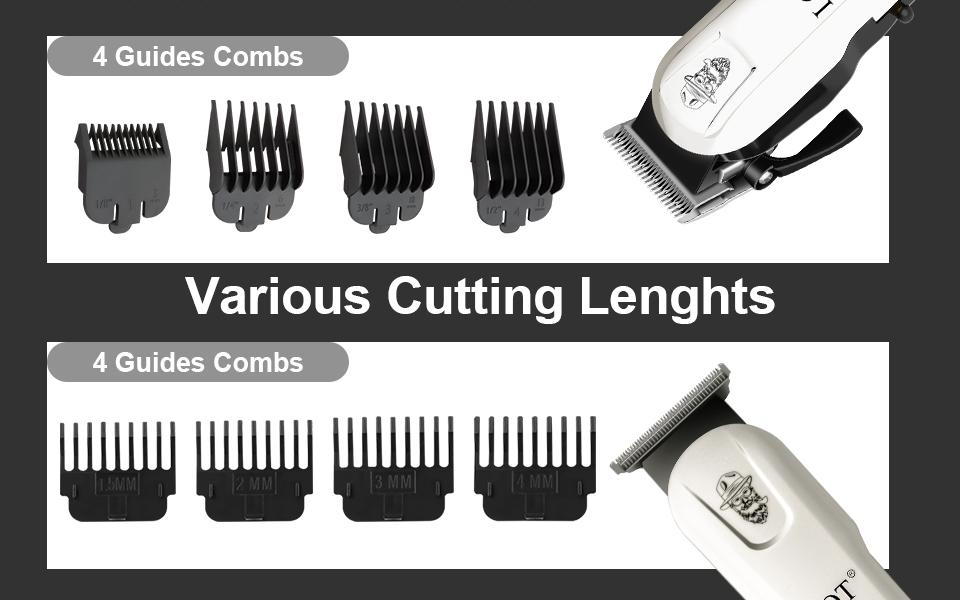 LQT Men's hair clipper  professional electric haircut set, including a razor, suitable for family barber shops, digital display LCD screen, USB charging, Father's Day gift