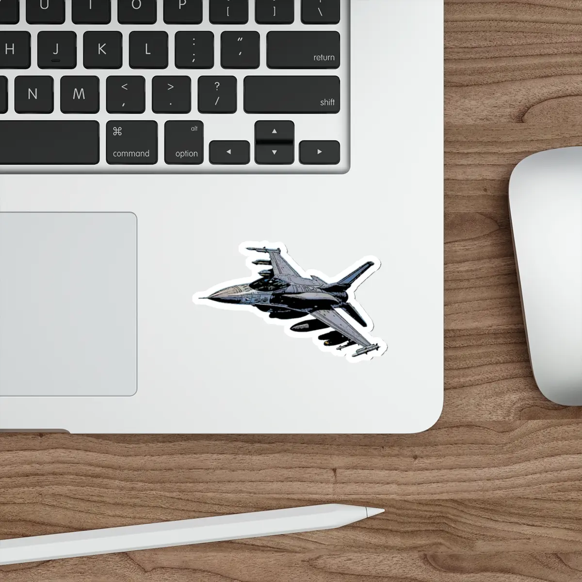 Fighter Jet Die-Cut Stickers