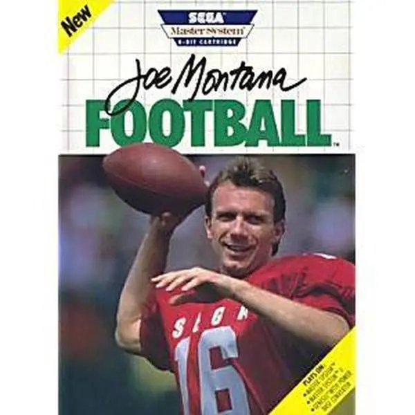 Joe Montana Football - Sega Master System Game (Retro Fam)