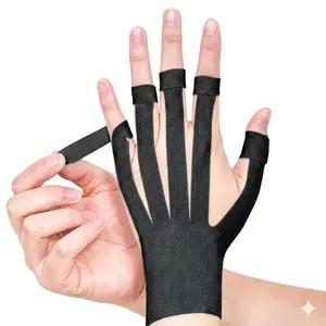 Precut Finger Kinesiology Tape – 10PCS Athletic Finger Support Strips for Pain Relief | Waterproof, Breathable, Latex-Free Cotton Tape for Basketball, Volleyball & Gym Training