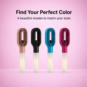One - Button Spray Detangling Comb Water Mist Anti - Frizz Brush for Wet Dry Hair Styling