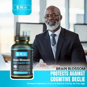 BNH Brain Blossom  Improve Cognitive Function, Mental Agility, Recall & Stamina - Alleviate Brain Fog & Age Related Decline - Reinforces Neural Connections - Memory Improvement Natural