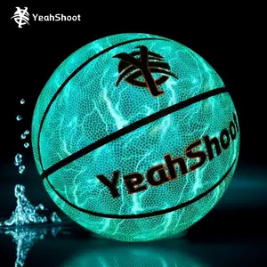 Yeah Shoot 2025 Noe Glowing Hologram Basketball for Kids to Adults - Enhanced Visibility in Low Light, Training & Game Cool Holiday Present