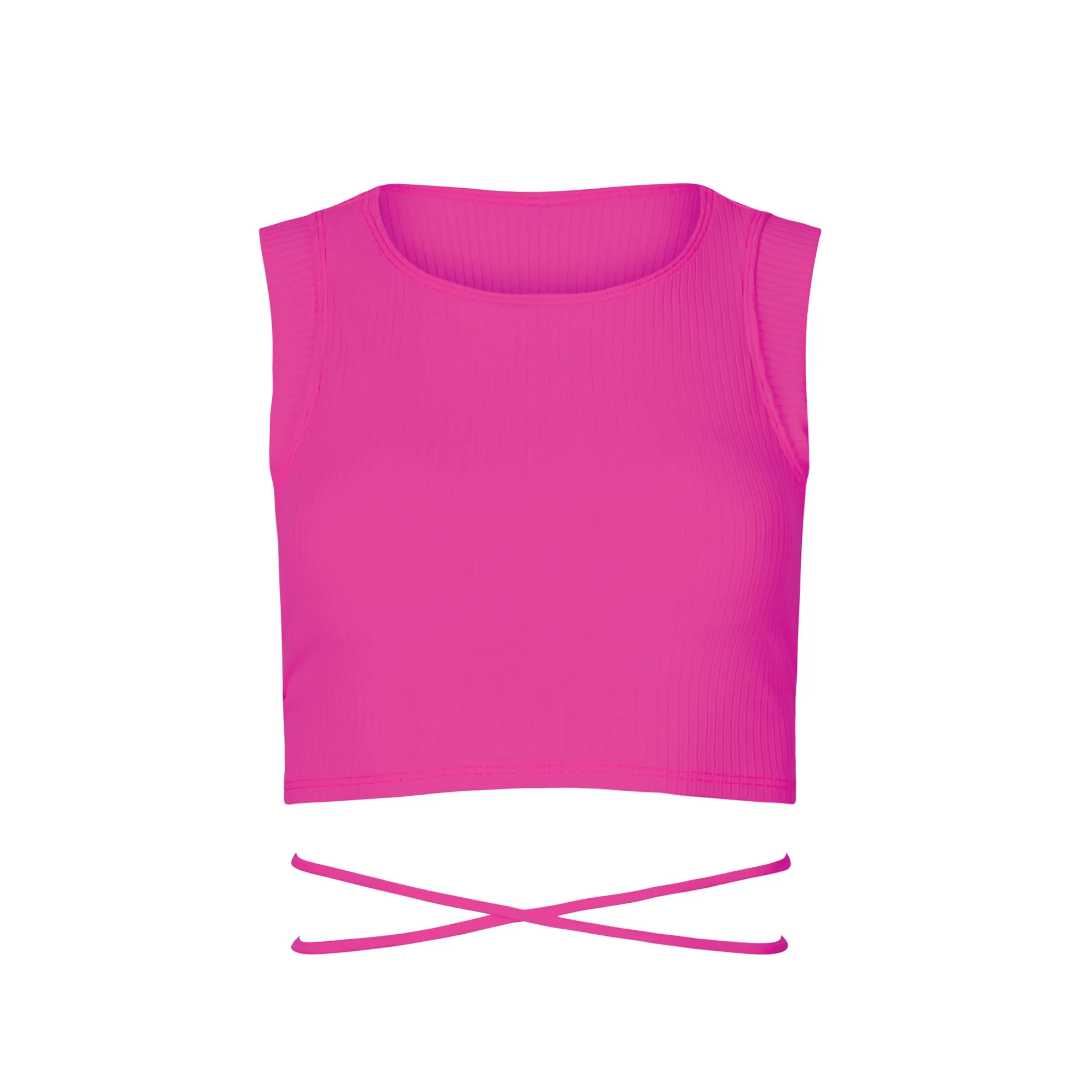 MIKA TOP - HOT PINK RIB