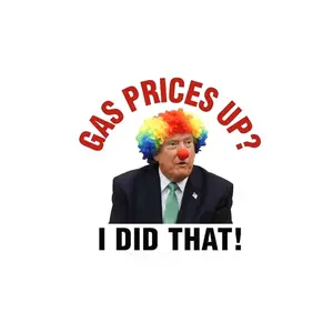 4 styles Different Trump I Did That Stickers, Gas Pump Sticker, Price Sticker