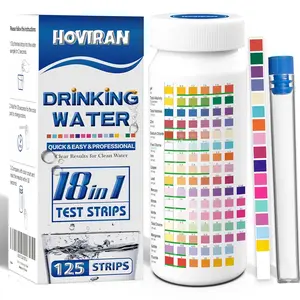 125 ct Drinking Test - Home, Well Testing Kit for Lead, Hardness, Iron, Copper, Metals, Chlorine, Nitrate