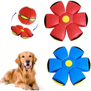 Magic Flying Saucer Bouncy Ball Viral Flying Magic Ball Interactive Dog Toy, Automatic Self-Play Pet Toy for Indoor Dogs,Boredom Relief & Active Exercise, Explosion-proof Smooth- Play