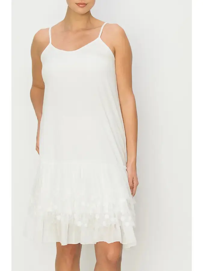 ORIGAMI Ivory Lace Slip Dress Extender