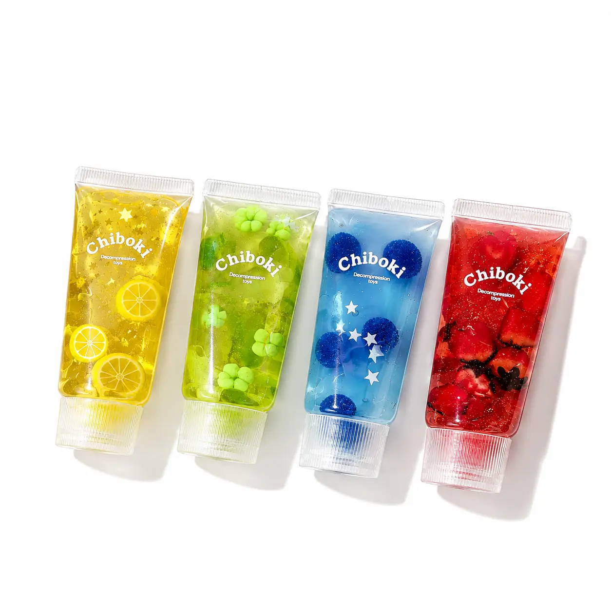 Squeeze Away Stress Toothpaste Squishy Toy - Soft & Squishy Fun Glitter Charms for Stress Relief Anytime Perfect for On-the-Go
