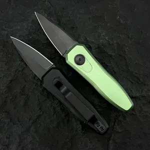 Compact EDC Folding Pocket Tool with Aviation Aluminum Alloy Handle and High Hardness Blade, Suitable for Home Kitchen, Food Prep, Camping and Daily Use, Great Gift for Men