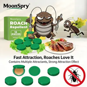 MoonSpry Indoor  Bait Gel and Trap  - 48 Pieces, Fast Attraction, Strong Effect, Home & Outdoor Pest Control,  Killer, Dragonfly Bug roach repellent kit