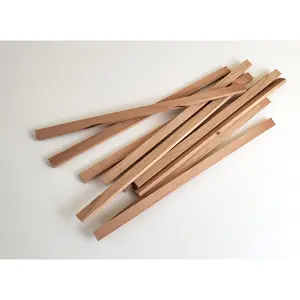 Cherry Wood Strips x10 1/8" x 1/4 x 6" Long Crafts Models Miniatures