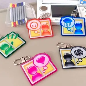 Tomodachi Life Keychain, Frutiger Aero Bag Charm, Y2K Retro Tech Accessory