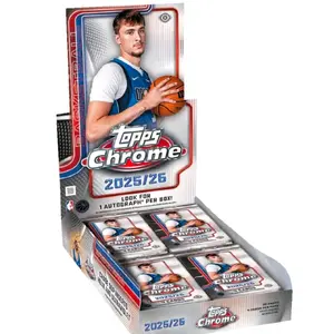 2025-26 TOPPS CHROME NBA HOBBY BOX