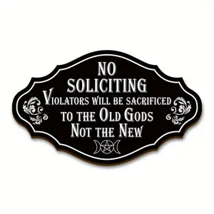 1pc Regular Wooden Do Not Disturb Sign - No Selling Sign - Reminder Sign - For Home, School, Store, and More - Easy to Install - Durable
