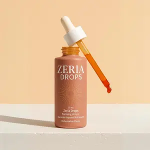 Zeria Sunless Tanning Drops - Bronze Skin - Melanin Booster with L-Tyrosine and Beta-Carotene - Natural Sun-Kissed Glow - Supports Skin Health and Moisturization - 30-Day Supply