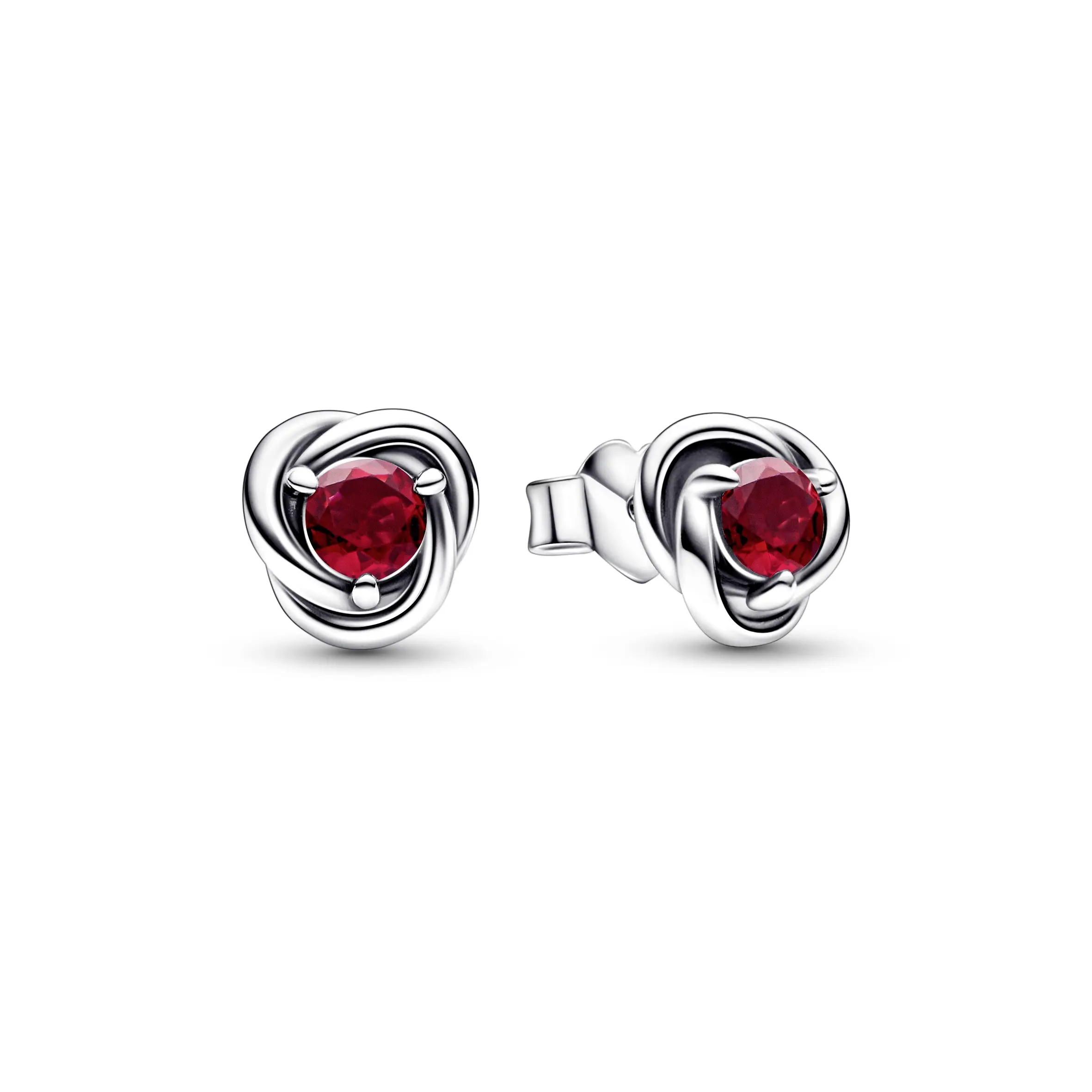 Pandora July Birthstone Eternity Circle Stud Earrings 292334C01, Everyday