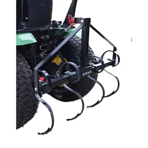 Field Tuff  3 Point Garden Bedder-Hiller Shank Attachment - Black - 4 Piece