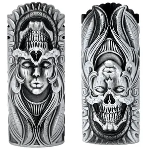 Metal Lighter Case Fits Bic Lighter Standard Size J6 Lighter Cover Lighter Pouch Design in Skull Ship by Tiktok