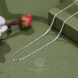 S925 Sterling Silver Chain Bare Chain Minimal Collarbone Necklace 18" - 33"  Multiple Styles Universal Chain