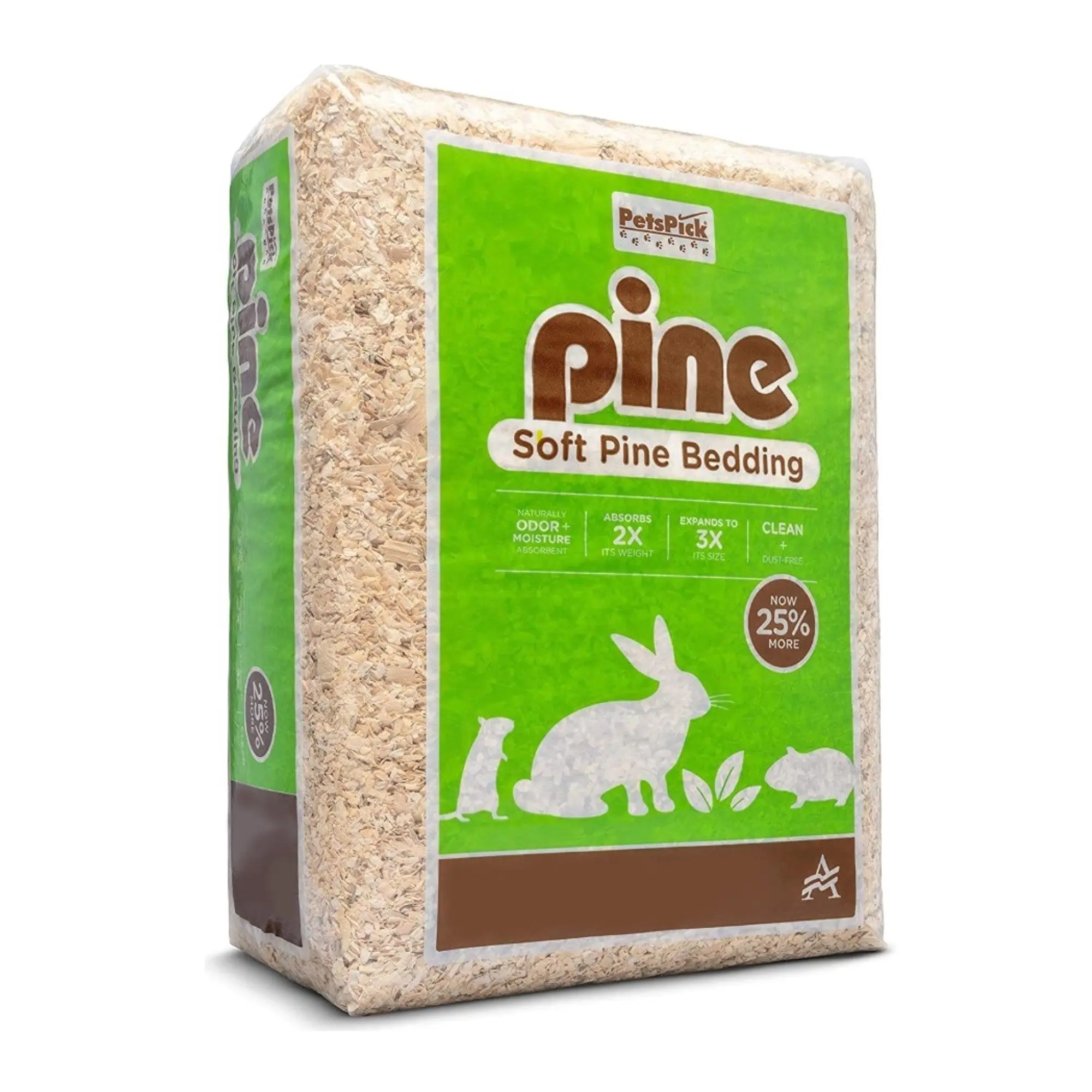 PetsPick Kiln Dried Soft Pine Bedding For Small Pets PetsPick Kiln Dried Soft Pine Bedding For Small Pets