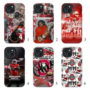 Jeremiah Smith Ohiostate Football Phone Case Compatible with iPhone X 11 12 13 14 15 16 17 Air Plus Pro Max screen protector Shockproof Protection
