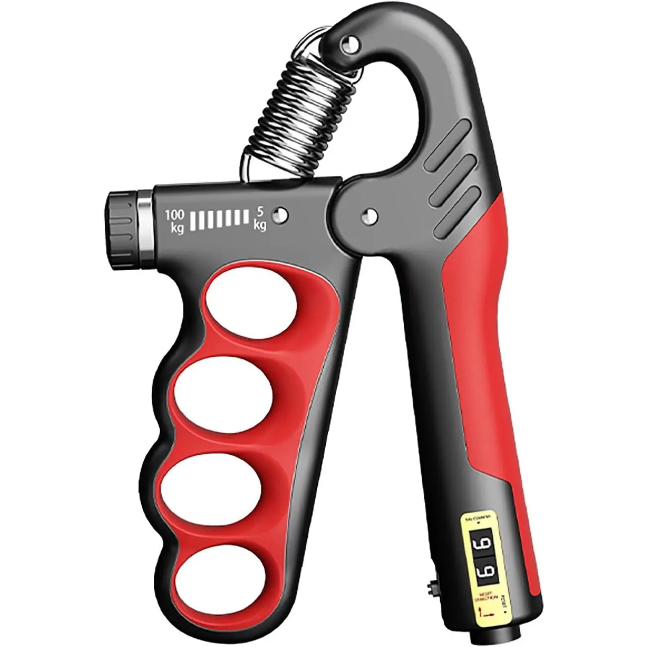 Adjustable Resistance Grip Strengthener Kit (5-100KG) with Counter, Hand Grip Exerciser, Forearm Trainer for Women’s Home Gym, Office Strength Training & Gifting