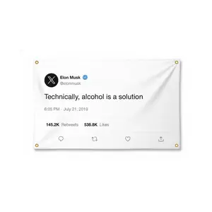 Elon Musk tweet College Flag