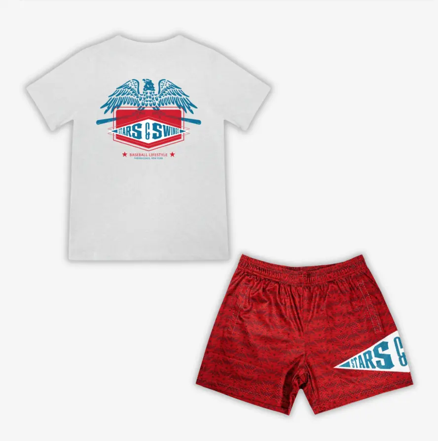 Baseball Lifestyle 101 Freedom Swings Shorts, Premium Mesh Athletic Shorts