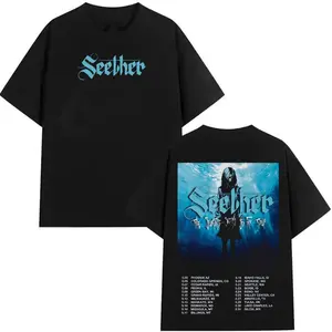 Seether Band T-Shirt Rock Graphic Tee HY662
