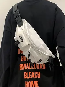 Men Minimalist Multi-compartment Fanny Pack