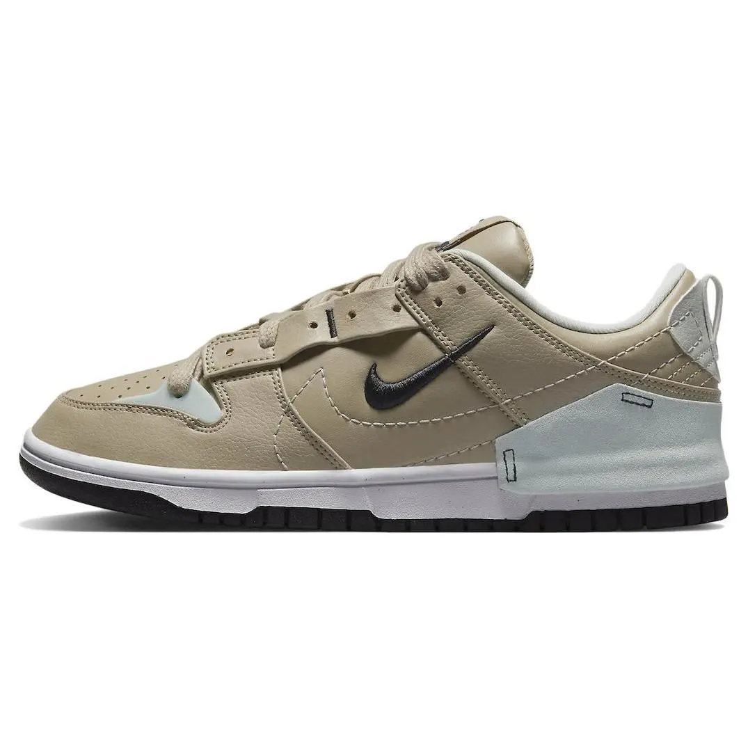 Nike Dunk Low Disrupt 2 Brown Black Durable Non-slip Skate Shoes Women's DV4024-200