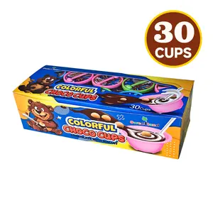 Nata Chocolate Cups 30 Cups Box Biscuit Rich Milk Chocolate Crispy Wafer Bites Gluten Free Kid Friendly Kids Birthday Parties Cooky Cookie