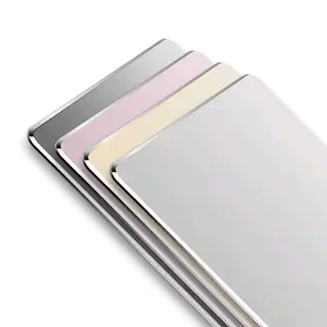 Business Metal Mouse Pad Double-side Aluminium Waterproof Anit-slip Hard Mouse-pad Suitable for Office Macbook Laptop