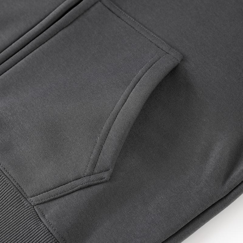 Men's Simple Fleece-Lined Thick Warm Hooded Cardigan Loose Fit Shoulder Flaps Street Style Casual Comfortable Oversized Modern Autumn Base Layer Fashion Sweatshirt Pullover Sports Coat quarter zips quarter zip quarter zip men quarter zip movement