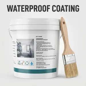 Waterproof Coating Sealant, Liquid Rubber Paint for Roof, Basement, Bathroom & Kitchen, Flexible Leak Repair Sealant for Concrete & Masonry, Indoor/Outdoor Use